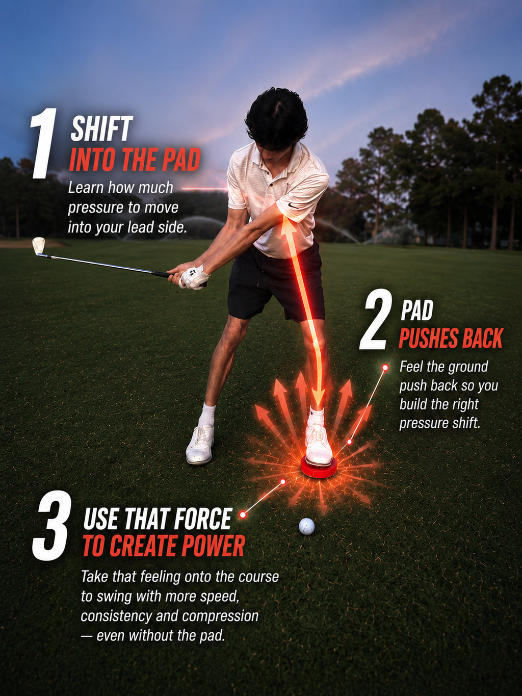 Farmergolf's pressure pads